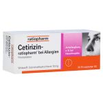 Cetirizin-ratiopharm bei Allergien – PZN 02158159 (PZN 02158159)