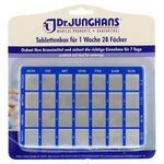 TABLETTENBOX 1 Woche 28-Fächer Schiebedeckel – PZN 02695242 (PZN 02695242)