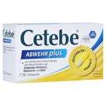 Cetebe Abwehr plus Vitamin C + Vitamin D3 + Zink Kapseln – PZN 02408188 (PZN 02408188)