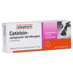 Cetirizin-ratiopharm bei Allergien – PZN 02158142 (PZN 02158142)