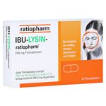 IBU-LYSIN-ratiopharm 293mg – PZN 16204710 (PZN 16204710)