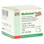 MOLLELAST haft Binden latexfrei 4 cmx4 m weiß – PZN 09886092 (PZN 09886092)