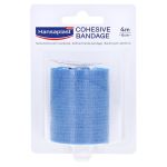 HANSAPLAST Fixierbinde selbsthaft.6 cmx4 m blau – PZN 16744895 (PZN 16744895)