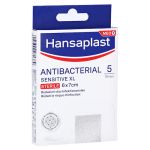 HANSAPLAST Sensitive Wundverband antibakt.6x7 cm – PZN 16760055 (PZN 16760055)