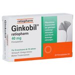 GINKOBIL ratiopharm 40mg – PZN 06680792 (PZN 06680792)