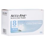 ACCU FINE sterile Nadeln f.Insulinpens 8 mm 31 G – PZN 12772558 (PZN 12772558)