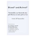 Teststreifen zur Kontrolle des pH-Wertes im Urin – PZN 00818290 (PZN 00818290)