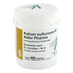 BIOCHEMIE Adler 6 Kalium sulfuricum D 6 Tabletten – PZN 02727255 (PZN 02727255)
