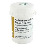 BIOCHEMIE Adler 6 Kalium sulfuricum D 6 Tabletten – PZN 00833303 (PZN 00833303)