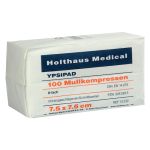 MULLKOMPRESSEN Ypsipad 7,5x7,5 cm unsteril 8fach – PZN 03262835 (PZN 03262835)
