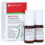 NICOTIN AL 1 mg/Sprühstoß Spray z.Anw.i.d.Mundhö. – PZN 16086334 (PZN 16086334)