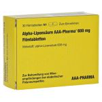 Alpha-Liponsäure AAA-Pharma 600mg – PZN 12415976 (PZN 12415976)