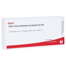 DISCI intervertebrales lumbales GL D 30 Ampullen (PZN 03357375)