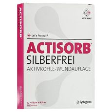 ACTISORB SILBERFREI 6,5x9,5 cm Kompressen (PZN 10020340)