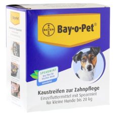 BAY O PET Zahnpfl.Kaustreif.Spearmint f.kl.Hunde (PZN 00679635)