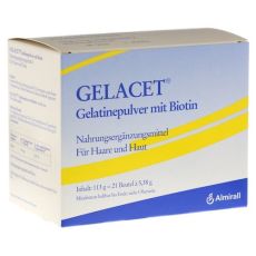 GELACET Gelatinepulver mit Biotin im Beutel (PZN 04143417)