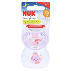 NUK Schnuller Freestyle Night Silikon 0-6 M (PZN 15870770)