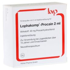 LOPHAKOMP Procain 2 ml Injektionslösung (PZN 00123926)