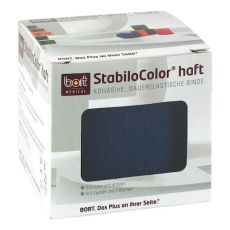 BORT StabiloColor haft Binde 6 cm blau (PZN 08829353)