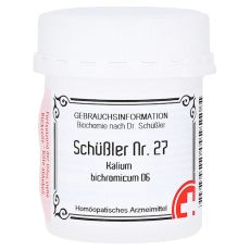 SCHÜSSLER Nr.27 Kalium bichromicum D 6 Tabletten (PZN 11032003)