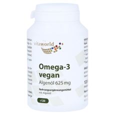 OMEGA-3 vegan Algenöl 625 mg Kapseln (PZN 14360630)