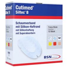 CUTIMED Siltec B Schaumverb.7x10 cm oval (PZN 12369905)