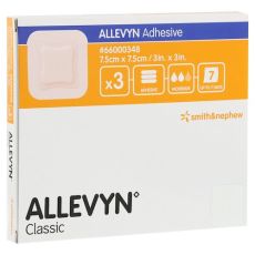 ALLEVYN Adhesive 7,5x7,5 cm haftende Wundauflage (PZN 10914451)