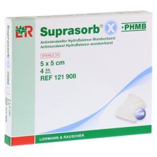 SUPRASORB X+PHMB HydroBalance Wundverb.5x5 cm (PZN 07402380)