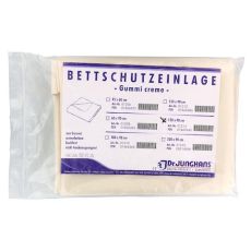 BETTSCHUTZEINLAGE Gummi 90x150 cm creme (PZN 07469645)