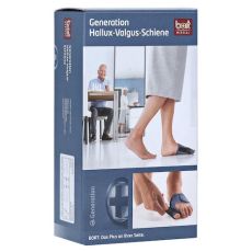 BORT Generation Hallux-Valgus Schiene li.Gr.2 blau (PZN 13911803)