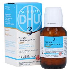 BIOCHEMIE DHU 3 Ferrum phosphoricum D 12 Tab.Karto (PZN 06326530)