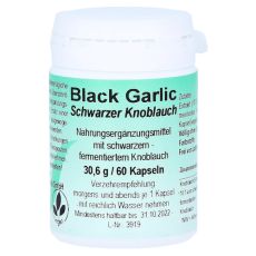 BLACK GARLIC schwarzer Knoblauch Kapseln (PZN 12597078)
