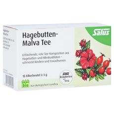 HAGEBUTTEN MALVA Tee Früchtetee Bio Salus Fbtl. (PZN 09002354)