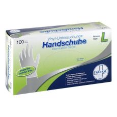 HANDSCHUHE Einmal Vinyl puderfrei L (PZN 00990273)