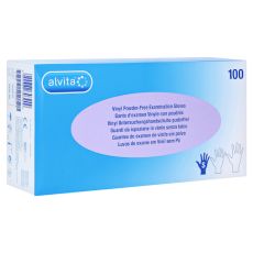 ALVITA Vinyl Unt.Handschuhe unsteril puderfrei S (PZN 11309373)