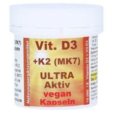 VIT.D3+K2 Ultra Aktiv 10.000 I.E. Kapseln (PZN 13418698)