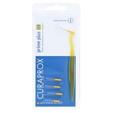 CURAPROX prime plus 09 5 Bürsten+1 Halter gelb (PZN 09668188)