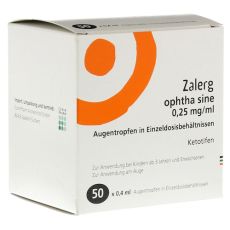 Zalerg ophtha sine 0,25mg/ml Augentropfen (PZN 04701159)