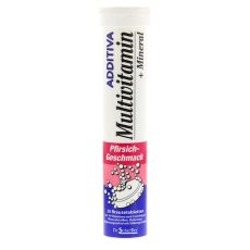 ADDITIVA Multivit.+Mineral Pfirsich R Brausetabl. (PZN 10060210)