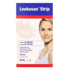 LEUKOSAN Strip Natural 2 Blatt 6/3 Streifen (PZN 10177320)