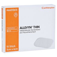 ALLEVYN Thin 5x6 cm dünne Wundauflage (PZN 11038394)