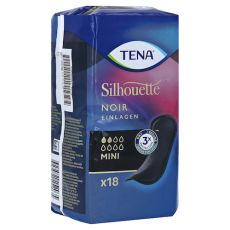 TENA SILHOUETTE Einlagen mini noir (PZN 15896982)