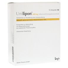 UNILIPON 600 Infusionslösungskonzentrat (PZN 04645277)