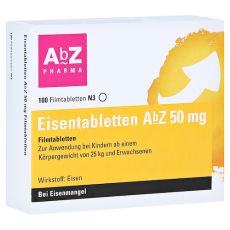 Eisentabletten AbZ 50mg (PZN 06683738)
