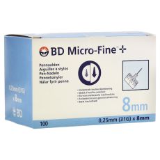 BD MICRO-FINE+ Pen-Nadeln 0,25x8 mm (PZN 10824802)