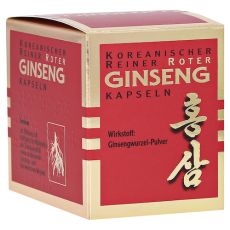 Koreanischer Reiner Roter Ginseng Kapseln 300mg (PZN 09427817)