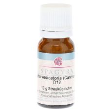 LYTTA vesicatoria Cantharis D 12 Globuli (PZN 11282220)