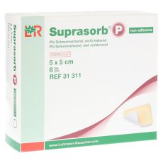 SUPRASORB P PU-Schaumv.nicht klebend 5x5 cm (PZN 09442099)