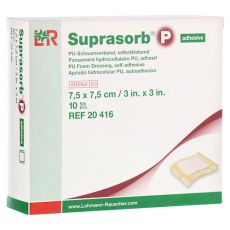 SUPRASORB P PU-Schaumv.selbstklebend 7,5x7,5 cm (PZN 11115858)