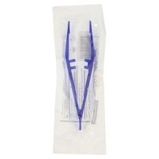 PINZETTE Einmal steril Plastik blau (PZN 09306031)